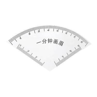Imagem de MotiveTech Ferramenta para modelagem de estêncil de sobrancelha com guia de arco, acessórios profissionais, portátil, reutilizável, tamanho de viagem, modelo de