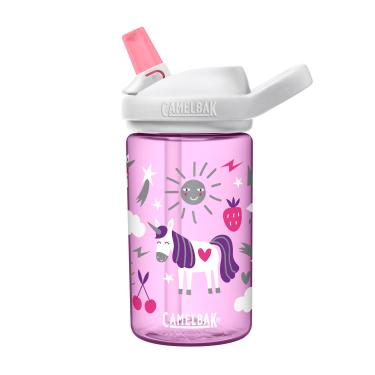 Imagem de CamelBak, Garrafa Infantil Eddy Kids de 400ml, com Tecnologia Tritan, Resistente à Quebra e Arranhões, Estampa de Unicórnio.