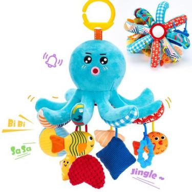 Imagem de Brinquedo Activity Octopus de 3 a 6 meses com cabos de tração e muito 