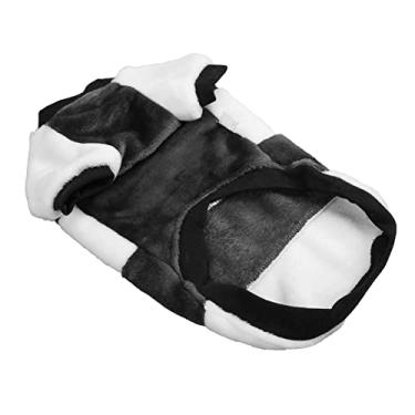 Imagem de Semme Roupas de Cachorro, Cães de Algodão Poliéster Cachorro Acolchoado Casacos de Cachorro Capuz Redondo Pescoço Cachorro -de -Inverno Cavaco Cachorro Cavalo de Neve de Inverno para Cães Pequenos (M)