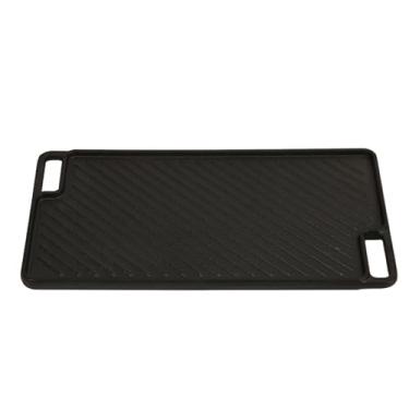 Imagem de Yosoo Pan de Grade de Ferro Fundido Espessado para Aquecimento Uniforme, Controle de Incêndio Grande, Placa de Chapa Durável, Prática para Churrasco Doméstico