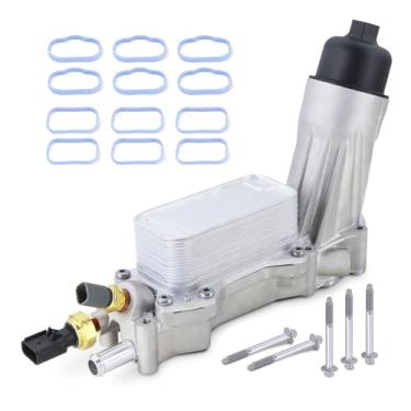 Imagem de 926-876 926-959 Adaptador de alumínio para filtro de óleo do refrigerador de óleo do motor adequado para Dodge Journey Charger Challenger Caravan Durango Avenger Jeep Wrangler Cherokee Chrysler 200