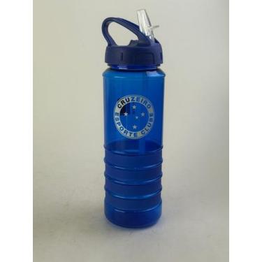 Imagem de Garrafa Cruzeiro 750ml Squeeze Garrafinha Futebol Oficial - Brasfoot