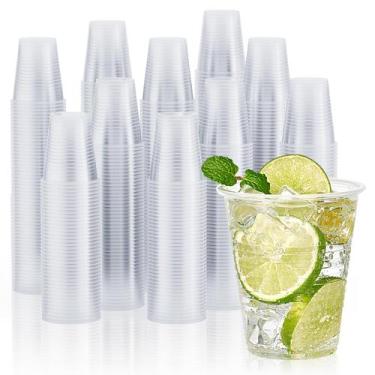 Imagem de Copos de plástico Vplus 2000, pacote 350 ml, transparentes, 12 onças, 