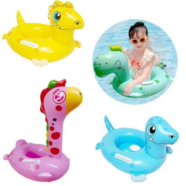 Imagem de Boia Inflável Infantil Bote Fralda Dinossauro Piscina - Summer Verão, 