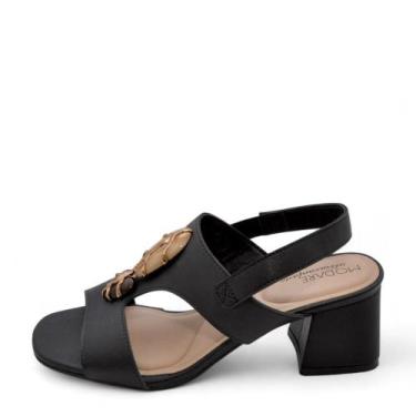 Imagem de Sandália Feminina Modare Salto Médio REF: 7172127 NAPA FLOATHER, Preto