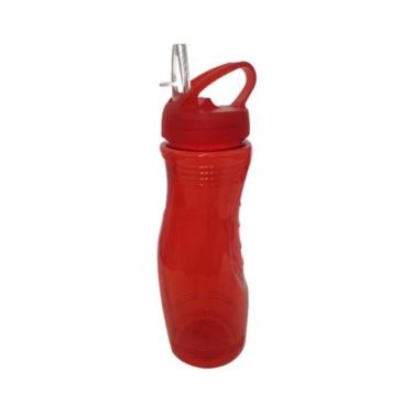 Imagem de Garrafa de água Squeeze de plástico VERMELHO 750 ml livre de BPA - MOR