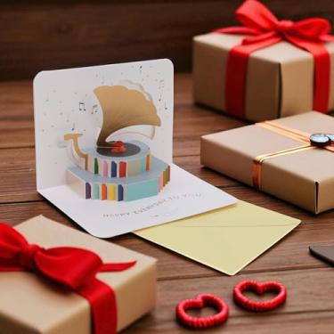 Imagem de 1 peça de papel de desenho de leitor de cartões comemorativos cores sortidas 15 x 15 x 1 cm