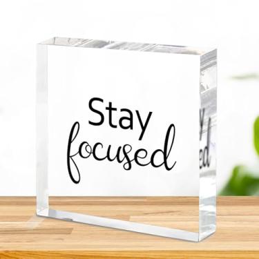 Imagem de Placa de acrílico inspiradora, decoração de mesa motivacional para escritório, casa, presente edificante para mulheres, homens, pais, amigos, colegas de trabalho, chefe, professor, treinador, mentor