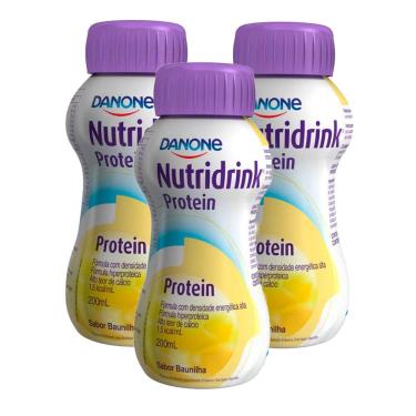 Imagem de Kit 3 Nutridrink Protein Baunilha 200ml