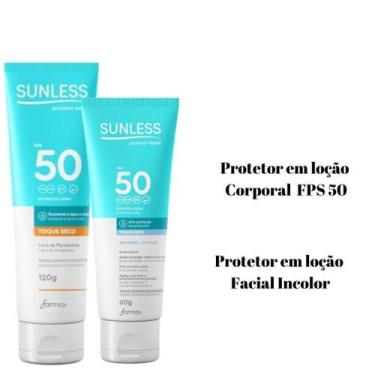 Imagem de Protetor Solar Corporal FPS 50 120g + Protetor Solar Facial FPS 50 60g