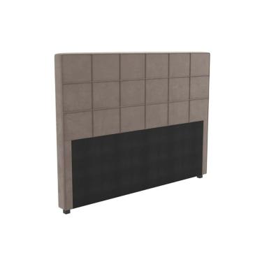 Imagem de Cabeceira Cama Box Estofada Queen Cab009 Suede Cinza - Kappesberg