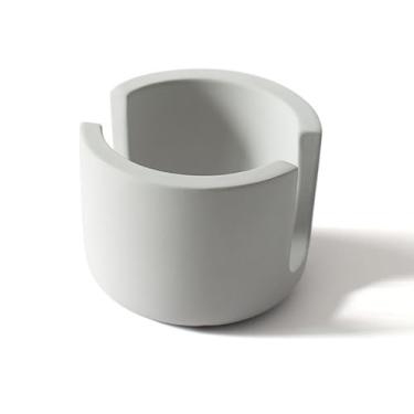 Imagem de EDOTFISH Suporte de esponja de diatomita para balcão de cozinha, suporte de esponja de pedra de secagem rápida para organizador de pia, suporte de esponja de pedra absorvente de água