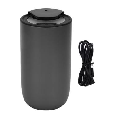 Imagem de TOPINCN Difusor de óleo Essencial de 15ml, Mini Difusor de Perfume Silencioso e Sem água, Portátil Com Estrutura Anti-vazamento para Sala de Estar do Quarto do Carro (De preto)