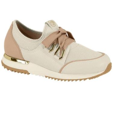 Imagem de Tênis Modare 7405.101 UltraConforto Feminino, 37, Branco off, Bege