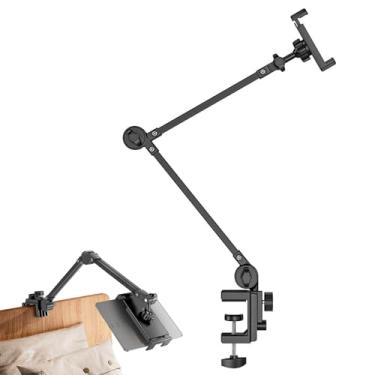Imagem de Suporte para Celular e Tablet - Braço Articulado 360°, Ajustável e Resistente, Garra Forte até 13 Polegadas. Perfeito para Home Office, Videochamadas e Gravações