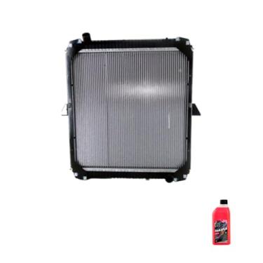 Imagem de Kit Radiador MB 1620 06/13 2423 OM906 + Aditivo Paraflu Rosa Pronto Uso 1L