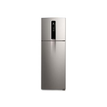 Imagem de Geladeira Electrolux Frost Free Duplex Efficient com AutoSense cor Inox Look 390L (IF43S)