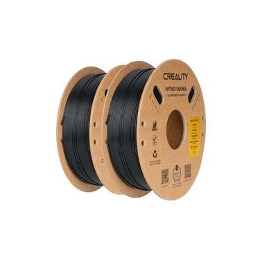 Imagem de Kit 2Kg Filamentos Hyper PLA Creality p/ Impressora 3D Preto e Preto - 3301010390