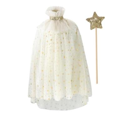 Imagem de IEUDNS Fantasia de Princesa com Capa para Cosplay, Ideal para Festas, Apresentações de Palco, Festivais e Bailes de Máscaras.