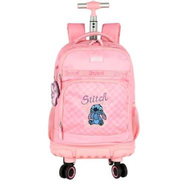 Imagem de Mochila Escolae 2em1 Costas e Rodas Premium Stitch MC50052 - Luxcel, r