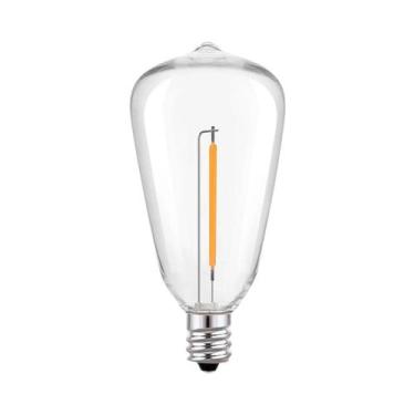 Imagem de Luzes De Cordão LED Solar G40 Para Pátio, Recarregáveis via USB, 8 Mod