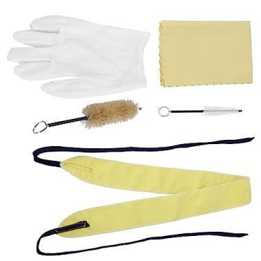 Imagem de LiebeWH Conjunto de Escova de Limpeza de Trompete, Material de Algodão e Flanela, Kit Completo Com Escovas e Pano para Manutenção Eficaz de Trompete