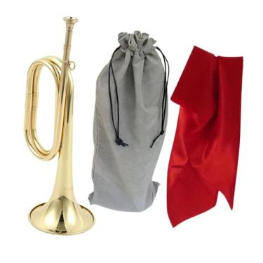 Imagem de YIJU Trompete, Instrumento de Metal, Trompete de Espessado, Instrumento Musical para Apresentações, Ambiente de Festival, Infantil, Style C