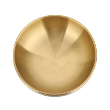 Imagem de Hipiwe Tigela de frutas dourada para cozinha pegar todas as tigelas porta-chaves para mesa de entrada, mesa de centro, 7,1 polegadas