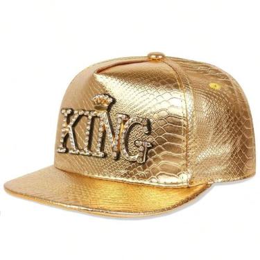 Imagem de Boné de Beisebol Ajustável Unissex King - Estilo Hip Hop - Proteção So