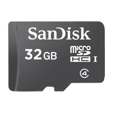 Imagem de Cartão De Memória Sandisk, 32GB, Micro Sd Classe C4, Preto