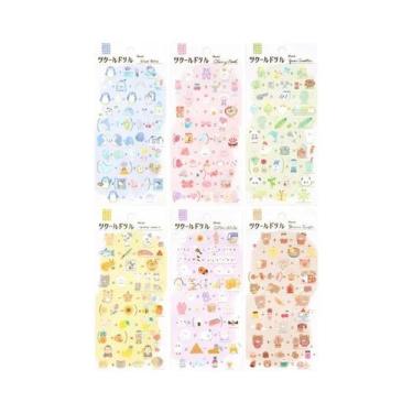 Imagem de Adesivos Mágicos De Comida Para Pássaros, Animais Fofos E Engraçados, 