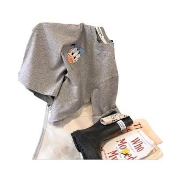 Imagem de Camiseta De Manga Comprida Disney Para Meninos E Meninas, Estampa De D