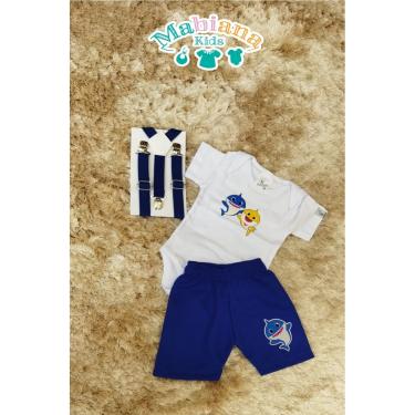 Imagem de Conjunto bebê tema Baby Tubarão