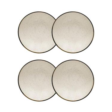 Imagem de Conjunto 4 Pratos Fundos 20,5cm Brisa Cerâmica Oxford