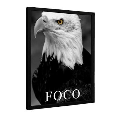 Imagem de Quadro Motivacional Foco da Águia - TACOLADO PAPEL DE PAREDE, 30 x 40c