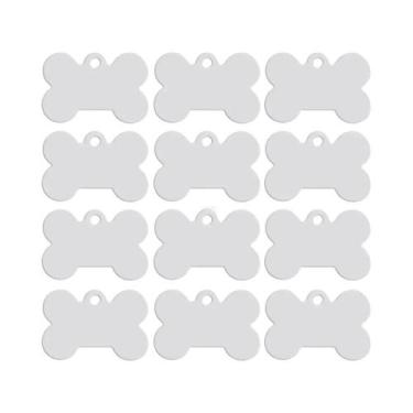 Imagem de Etiquetas De Identificação Para Cães Em Forma De Osso, Pacote Com 20 U