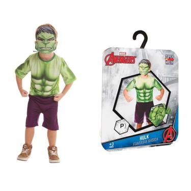 Imagem de Fantasia Hulk com Máscara Tamanho P - Novabrink