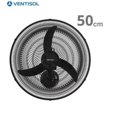 Imagem de Ventilador De Parede Oscilante 50cm 130W 3 Pás 127/220V - Ventisol, 11