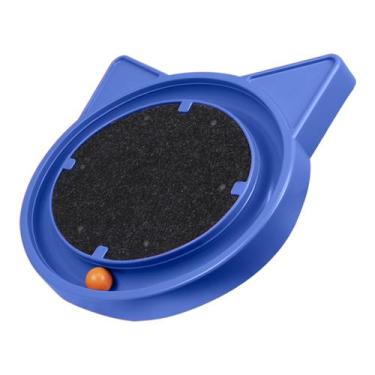 Imagem de Arranhador Redondo Para Gatos Com Bola Interativa Relax Brinquedo Para