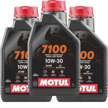 Imagem de Óleo De Motor Lubrificante Motul 7100 4t 10w30 100% Sintético Ester Al