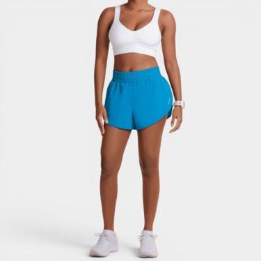 Imagem de Short Lupo LSport AF Duplo Running Feminino - Azul Claro - M, M