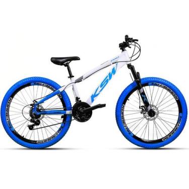 Imagem de Bicicleta Grau Ksw Aro 26 Aluminio Freeride Disco 21v, Branco