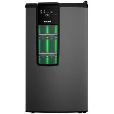 Imagem de Cervejeira 83L CZD12MT Frost Free para 75 Latas Titanium 220V com Porta de Vidro Consul
