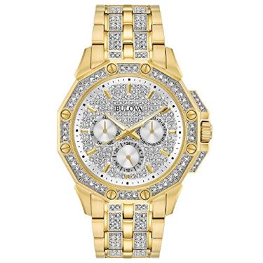 Imagem de Relógio masculino Bulova 98C126 Swarovski Crystal Pave Pulseira