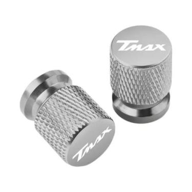 Imagem de Tampas De Válvula De Pneu Em Alumínio CNC Para Motocicletas YAMAHA TMA