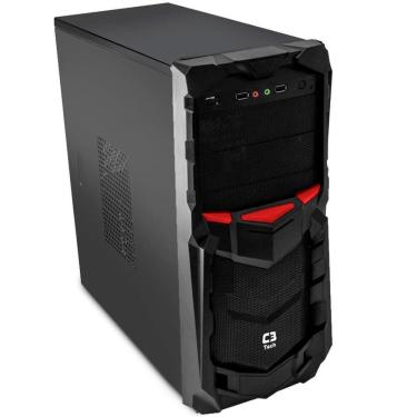 Imagem de Gabinete Gamer C3tech MT-G50BK, Sem Fonte, Preto