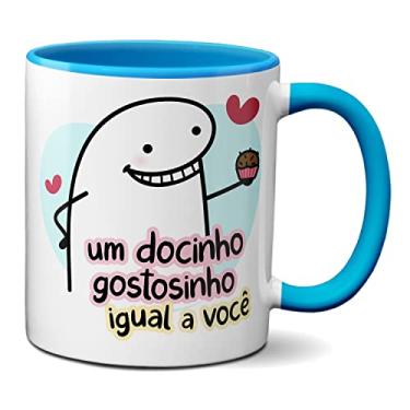 Imagem de Caneca Flork Namorados Um Docinho Gostosinho Igual A Você (Azul)