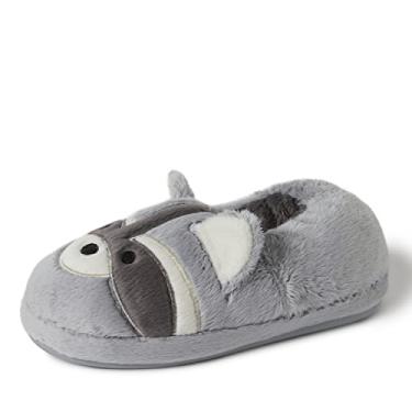 Imagem de Dearfoams Cesta de Páscoa unissex para crianças, presente lavável para crianças, Guaxinim, 1 Big Kid