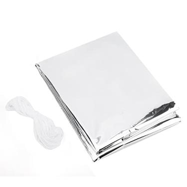 Imagem de Tenda leve de resgate de bivaque para caminhadas, camping, lençóis para animais de estimação Prata